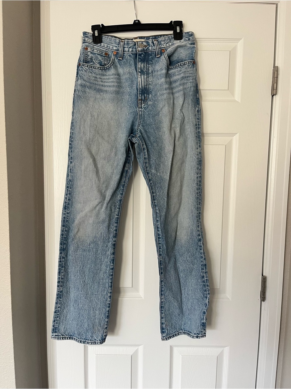 Madewell straight leg jeans